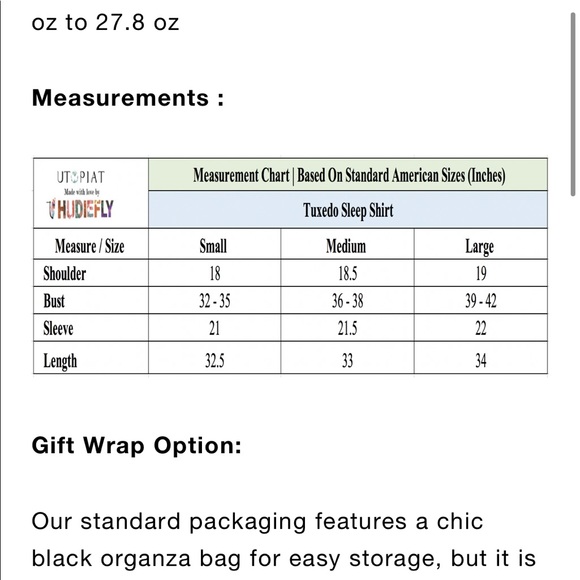 NWT Breakfast at Tiffany’s Sleepshirt - Picture 8 of 9